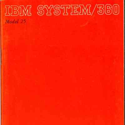 IBM System/360 Model 25