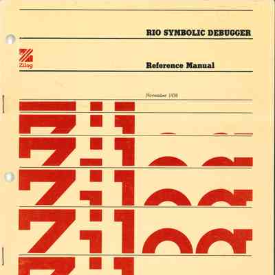 RIO Symbolic Debugger : Reference Manual