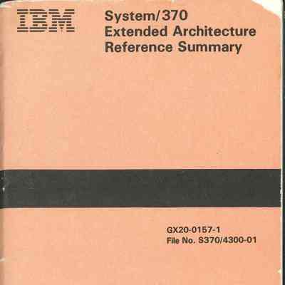 System/370 Extended Architecture