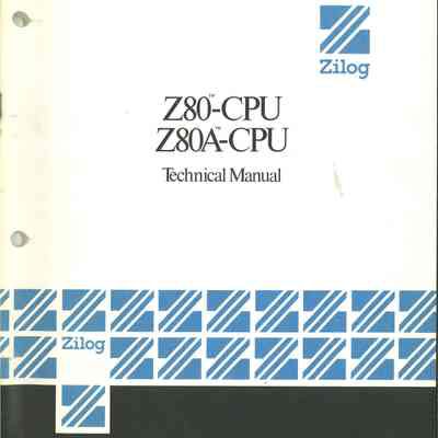 Z80-CPU : Z80A-CPU : Technical Manual