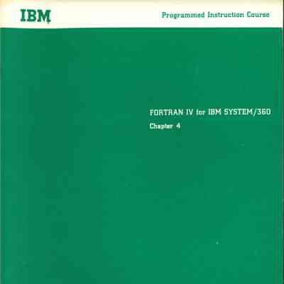 Fortran IV for IBM System/360