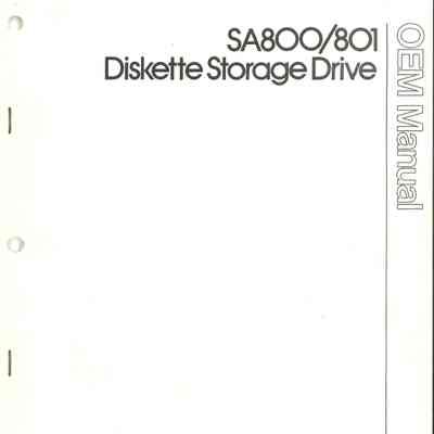 SA800/801 Diskette Storage Drive