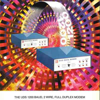 The UDS 1200 Baud, 2 Wire, Full Duplex Modem