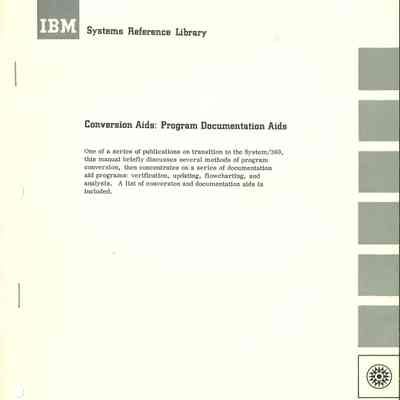 Conversion Aids: Program Documentation Aids