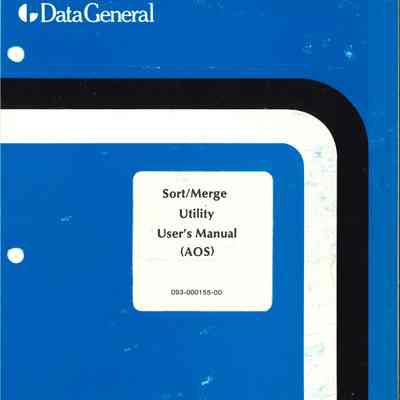 Sort/Merge Utility