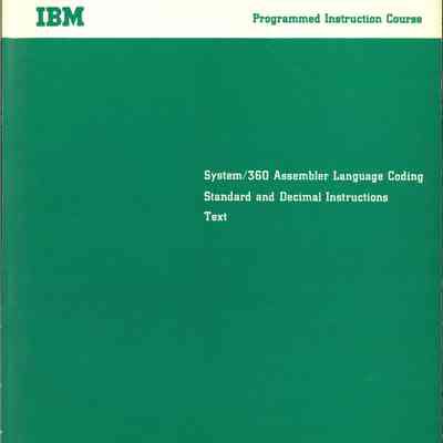 System/360 Assembler Language Coding