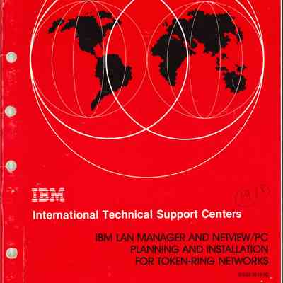 IBM Lan Manager and NetView / PC Planning and Installation for Token-ring Networks