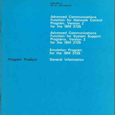 Advanced Communications Function for Network Control Program, Version 2