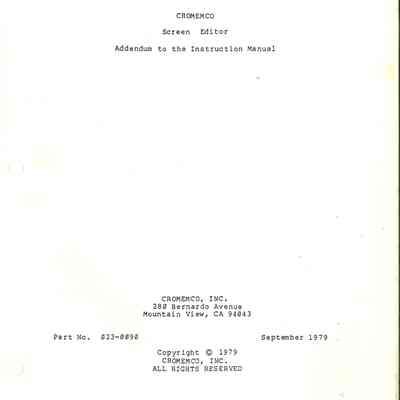 Screen Editor
