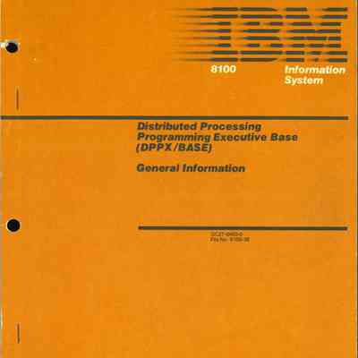 Distributed Processing Programming Executive Base (DPPX/BASE)