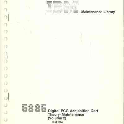 5885 Digital ECG Acquisition Cart