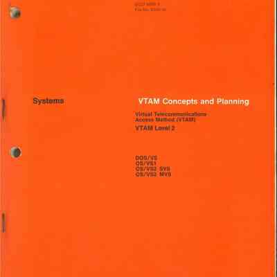 VTAM Concepts and Planning