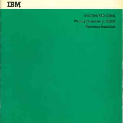 Writing Programs in COBOL