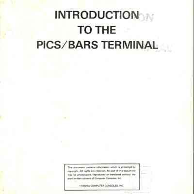 Introduction to the PICS/BARS Terminal