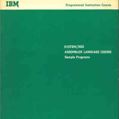 System/360 Assembler Language Coding