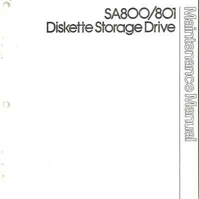 SA800/801 Diskette Storage Drive