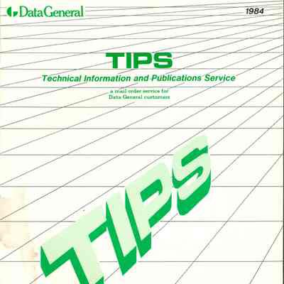 TIPS : Technical Information and Publications Service