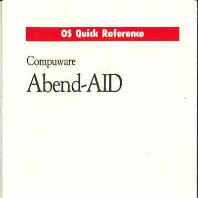 Compuware Abend-AID