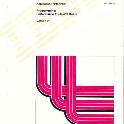Programming: Performance Tools/400 Guide