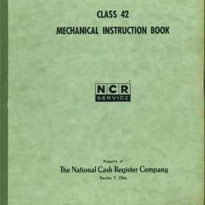 Class 42 Mechanical Instruction Book