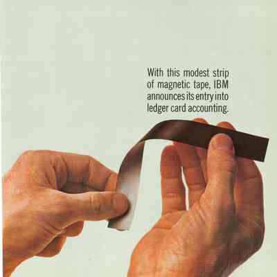 Advertisement, IBM 6400 Magnetic Ledger Card Accounting