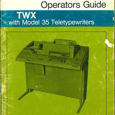 TWX with Model 35 Teletypewriters
