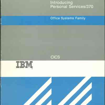 Introducing Personal Services/370
