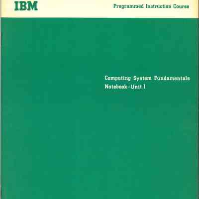 Computing System Fundamentals Notebook