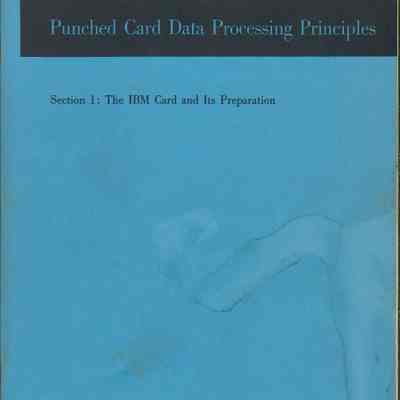 Punched Card Data Processing Principles