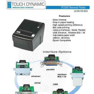 TP2000 Thermal Printer