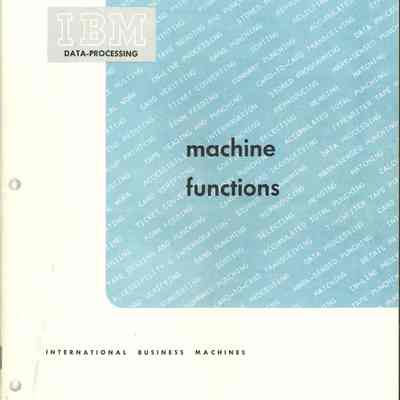 Machine Function