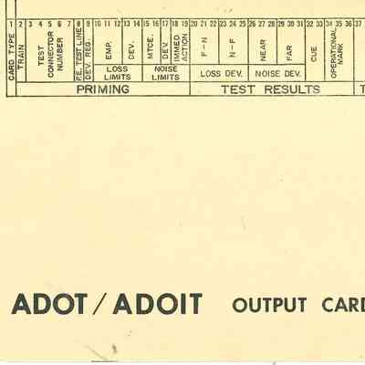 ADOD/ADOIT Output Card