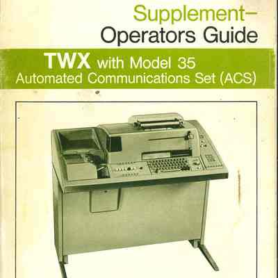 TWX with Model 35 Automated Communications Set (ACS)