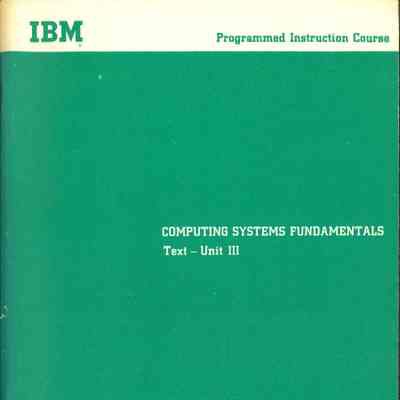Computing Systems Fundamentals