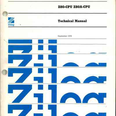 Z80-CPU Z80A-CPU Technical Manual