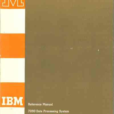 Reference Manual : 7090 Data Processing System