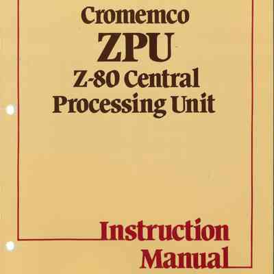 ZPU Z-80 Central Processing Unit