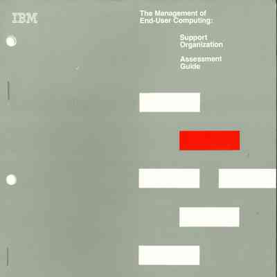 The Management of End-User Computing: Support Organization : Assessment Guide