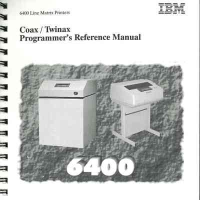 Coax / Twinax Programmer's Reference Manual