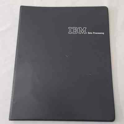 Binder, IBM Data Processing