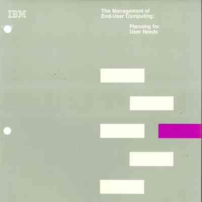The Management of End-User Computing: Planning for User Needs