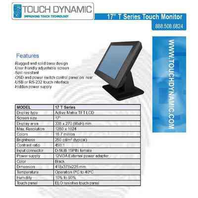 T-Series Touch Monitor 17