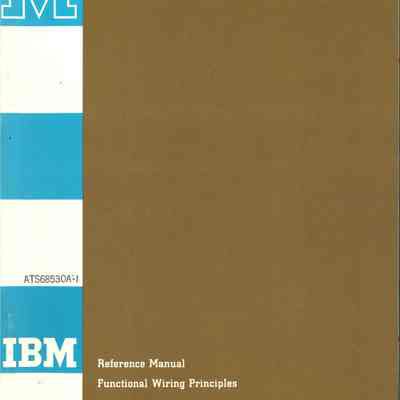 Reference Manual : Functional Wiring Principles