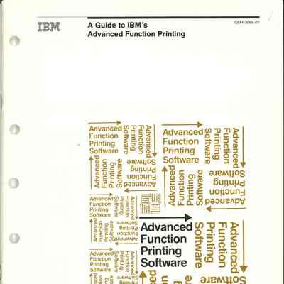 A Guide to IBM's Advanced Function Printing