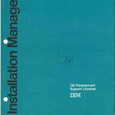 OS Development Support Manuals