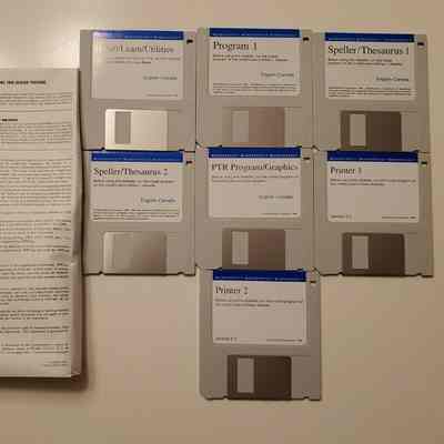 WordPerfect 5.1 Diskette Set