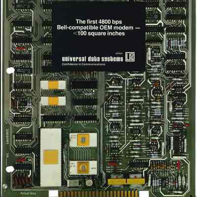 The First 4800 bps Bell-compatible OEM modem