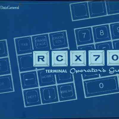 RCX70 Terminal