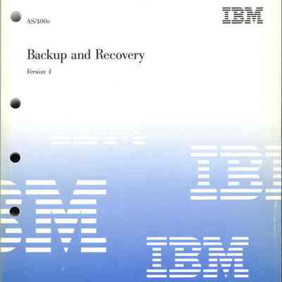 Backup and Recovery