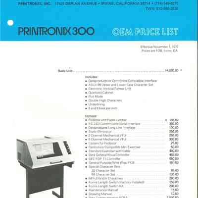 Printronix 300